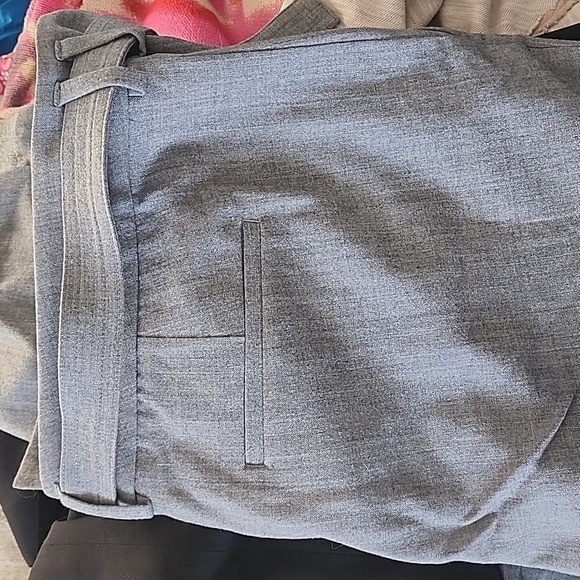 Vince Wool Cuffed trouser joggers in light grey size 14 - Picture 8 of 8